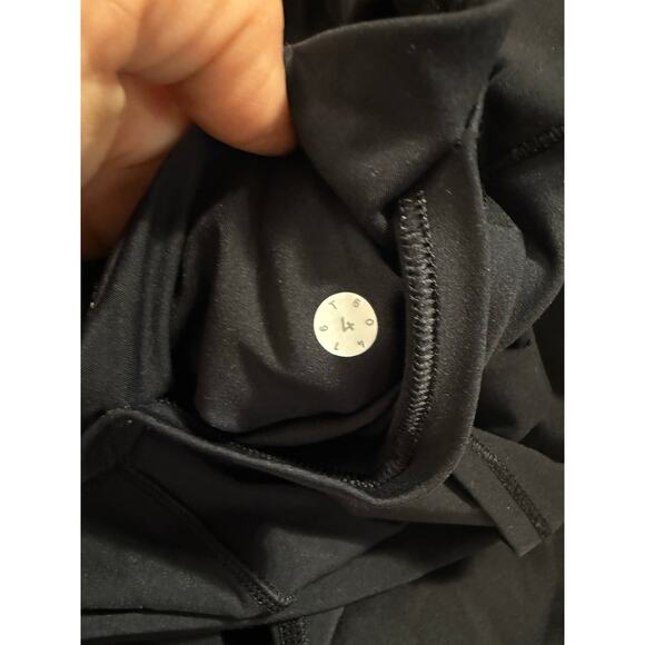 Lululemon Leggings Hit It Women’s Size 4 Black 7/8 T60416 Mesh - Picture 4 of 5